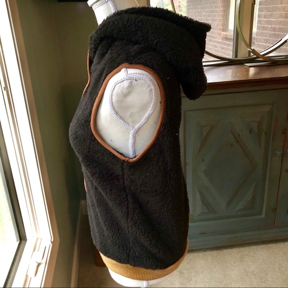 🆕 ❗️LAST ONE❗️BLACK HOODIE VEST - Picture 2 of 6